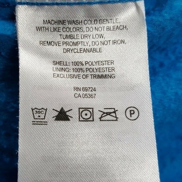 Columbia Fleece Full Zip Sweater Jacket Blue - Picture 4 of 8